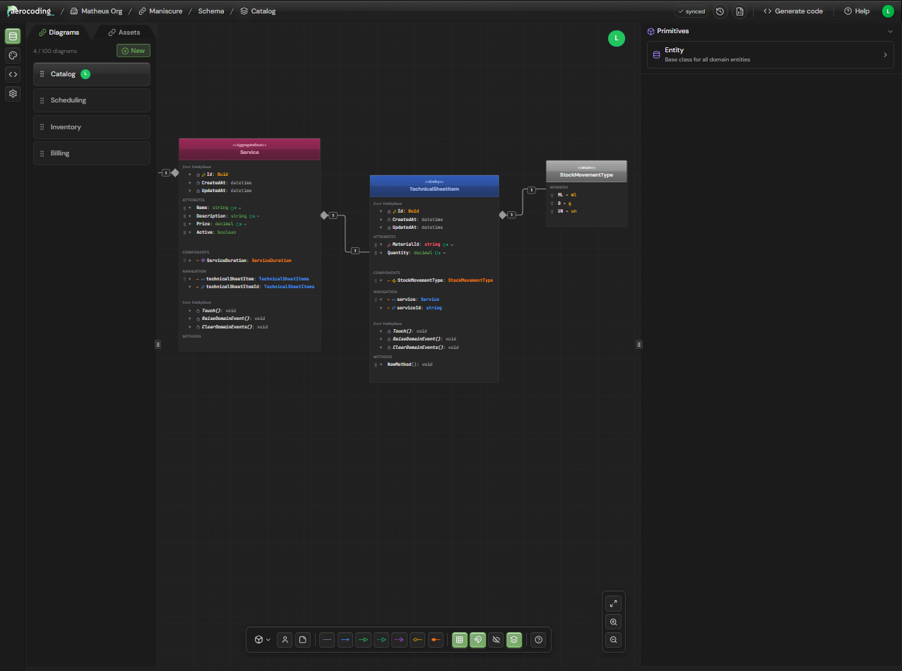 Editor full interface
