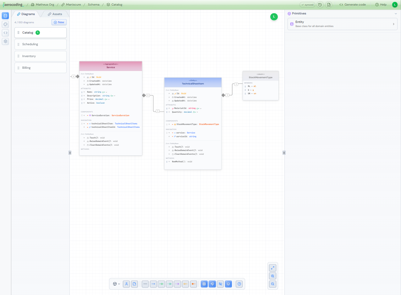 Editor full interface